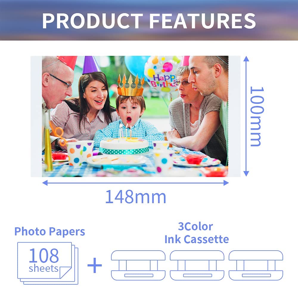 KP108 4x6インチ写真用紙インクカートリッジ Cano - Solvent Printer Ink のレビューと価格