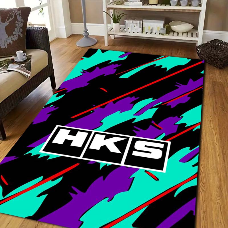 3DレーシングH-HKSプリントエリアラグ滑り止めフロアマッ - Commercial Printing Usa のレビューと価格