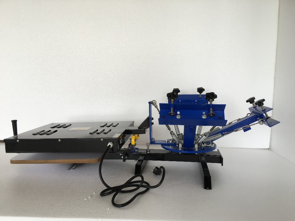 回転式ミニ3色1ステーションスクリーン印刷機（フラッシュドラ - Flash Dryer Screen Print のレビューと価格