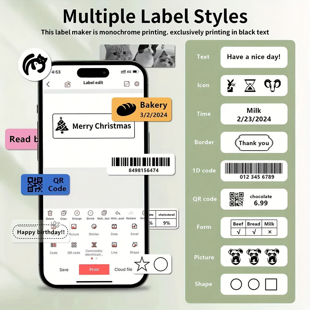 Marklife P15 ラベルプリンターポータブルサーマル - Commercial Printing Network のレビューと価格