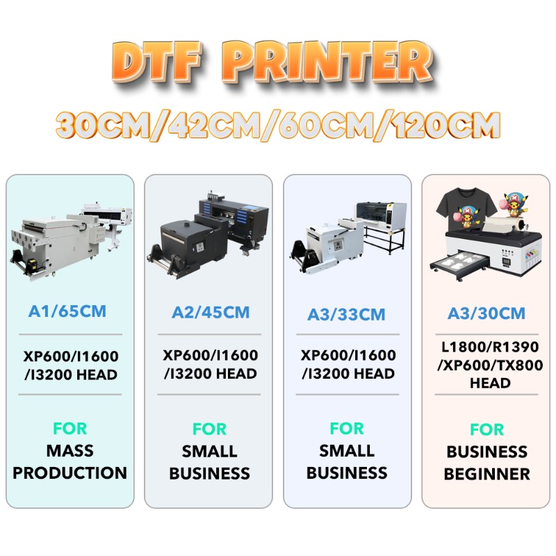 30cm A3 DTFプリンター デュアルXP600プリント - Dtf Powder Shaker のレビューと価格