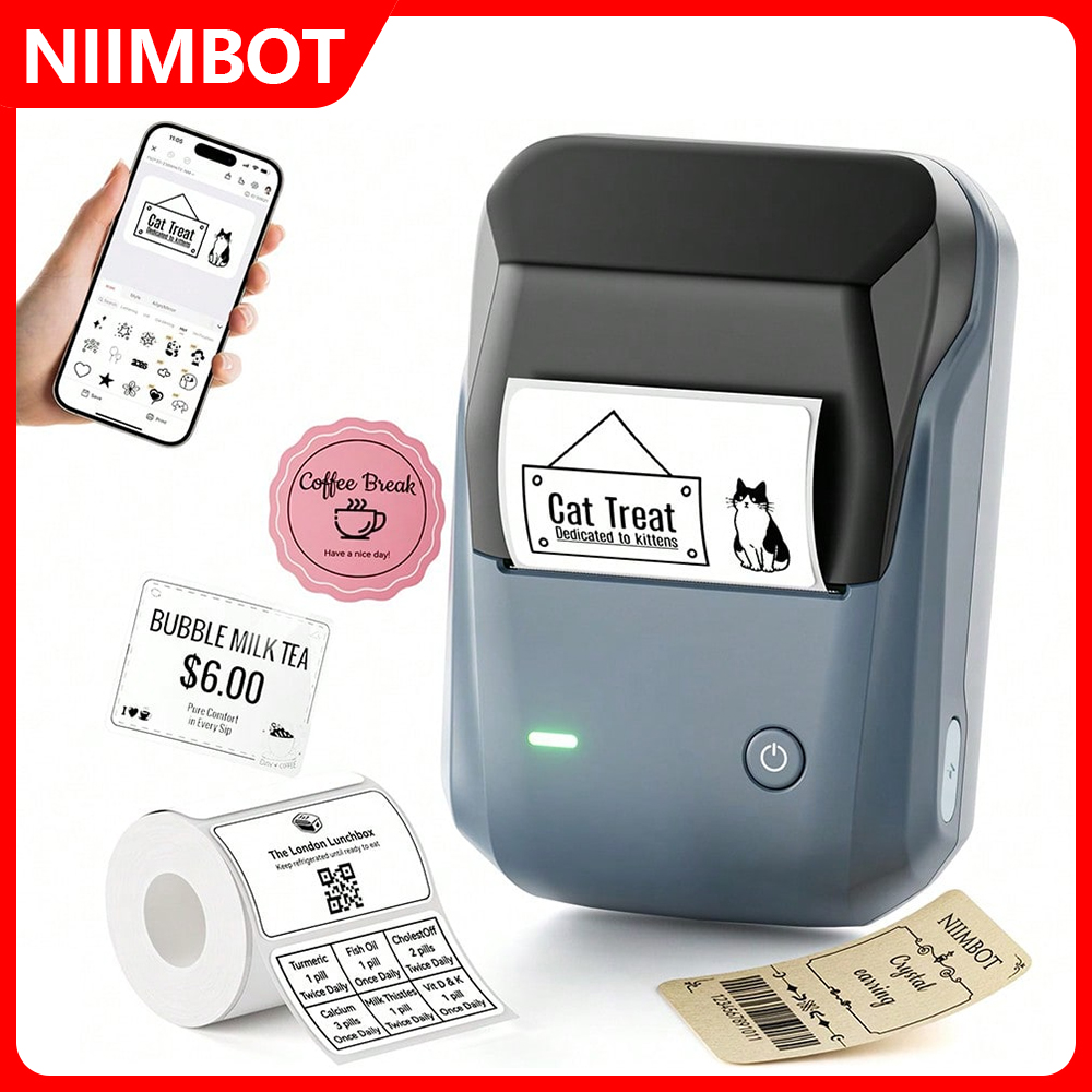 NIIMBOT B1 ポータブルサーマルプリンター 2インチ - Commercial Printing Network のレビューと価格