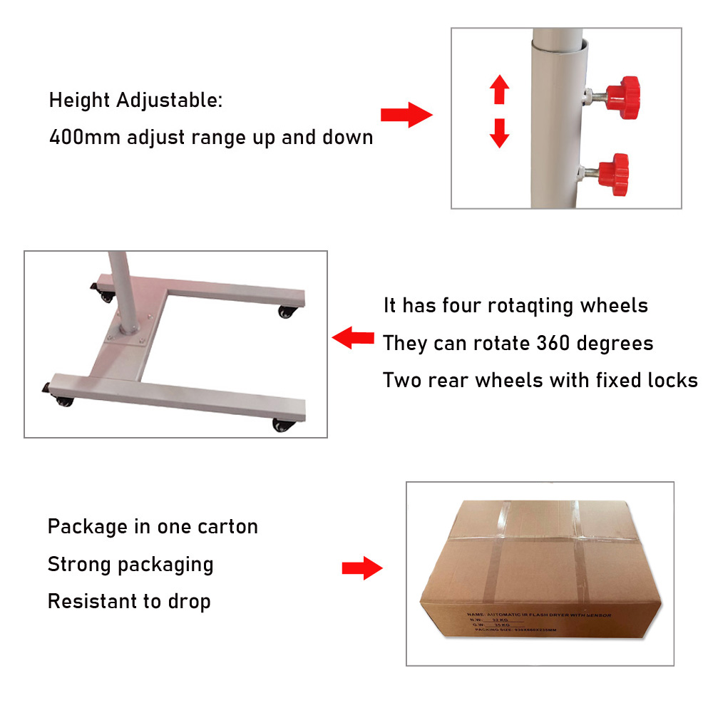 3000w 360度回転式シャツ乾燥機（スクリーン印刷用） - Flash Dryer Screen Print のレビューと価格